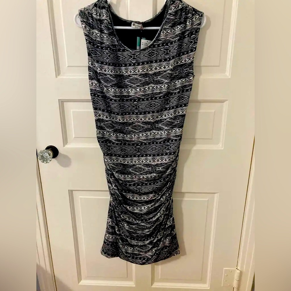 Black and White Southwest print dress